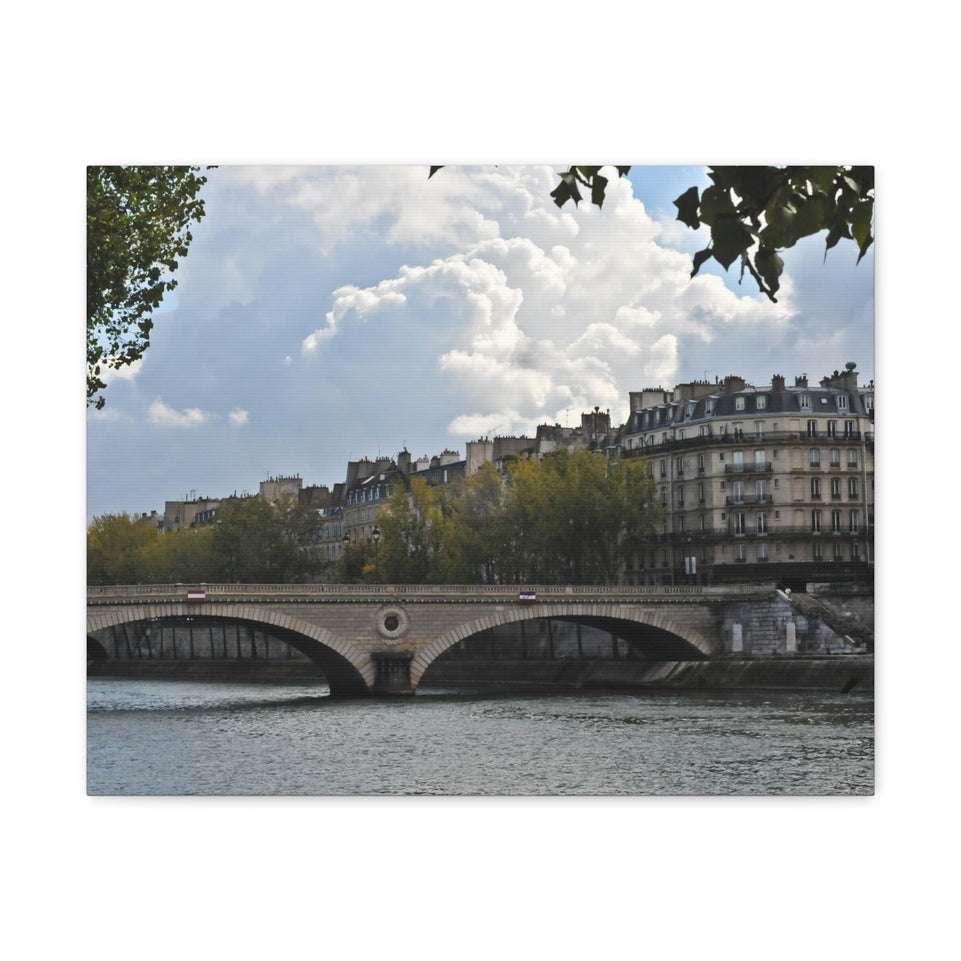 Paris Seine River Canvas Gallery Wraps